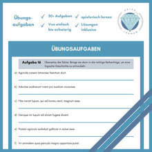 Lade das Bild in den Galerie-Viewer, Übungsheft AcI - Akkusativ cum Infinitiv