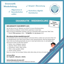 Lade das Bild in den Galerie-Viewer, Übungsheft AcI - Akkusativ cum Infinitiv