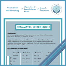 Lade das Bild in den Galerie-Viewer, Übungsheft Qui, Quae, Quod