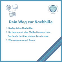 Lade das Bild in den Galerie-Viewer, 1:1 Nachhilfe (55min) im Monatsabo
