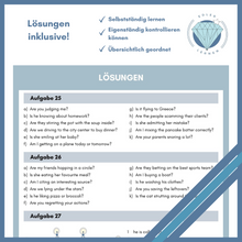 Lade das Bild in den Galerie-Viewer, Übungsheft Present Progressive