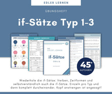 Lade das Bild in den Galerie-Viewer, Übungsheft if-Sätze