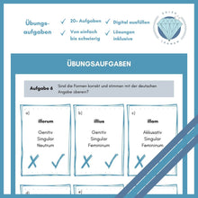 Lade das Bild in den Galerie-Viewer, Übungsheft Ille, Illa, Illud