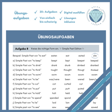Lade das Bild in den Galerie-Viewer, Unregelmäßige Verben Übungsheft
