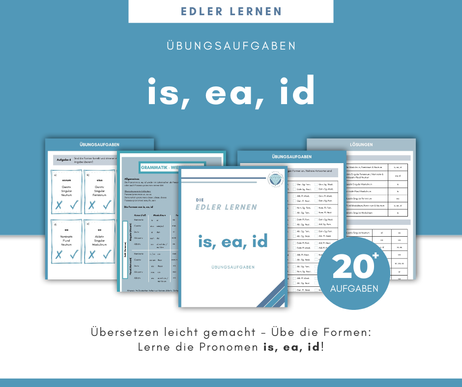 LATEIN digitale Übungsaufgaben is, ea, id | EDLER LERNEN – EDLER LERNEN
