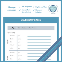 Lade das Bild in den Galerie-Viewer, Übungsheft Qui, Quae, Quod