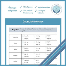 Lade das Bild in den Galerie-Viewer, Übungsheft e-Deklination