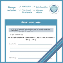 Lade das Bild in den Galerie-Viewer, Übungsheft e-Deklination
