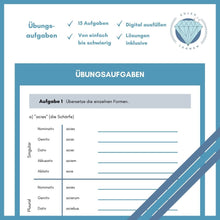 Lade das Bild in den Galerie-Viewer, Übungsheft e-Deklination