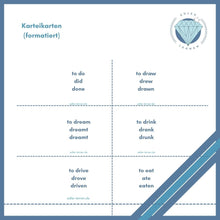 Lade das Bild in den Galerie-Viewer, Lernhilfe: Unregelmäßige Verben Englisch