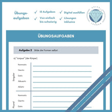 Lade das Bild in den Galerie-Viewer, Übungsheft i-Deklination