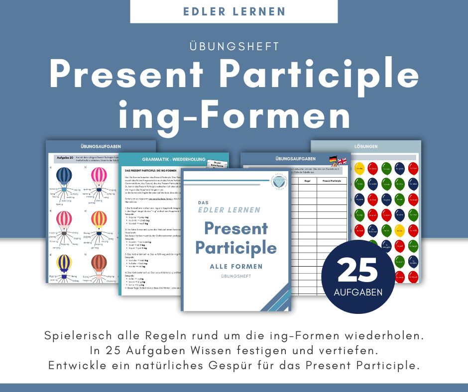 Übungsheft ing-Formen (Present Participle)