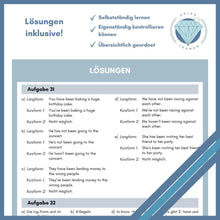 Lade das Bild in den Galerie-Viewer, Übungsheft Present Perfect Progressive
