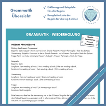 Lade das Bild in den Galerie-Viewer, Übungsheft Present Progressive
