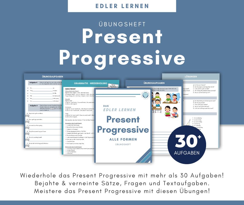 Übungsheft Present Progressive
