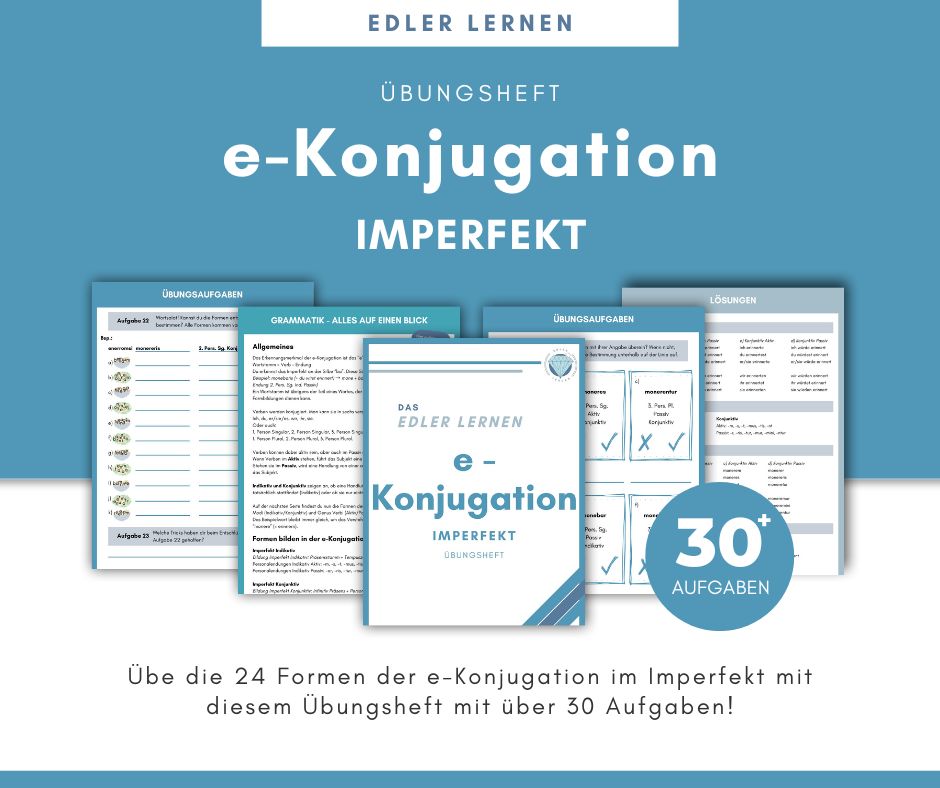 Übungsheft e-Konjugation IMPERFEKT